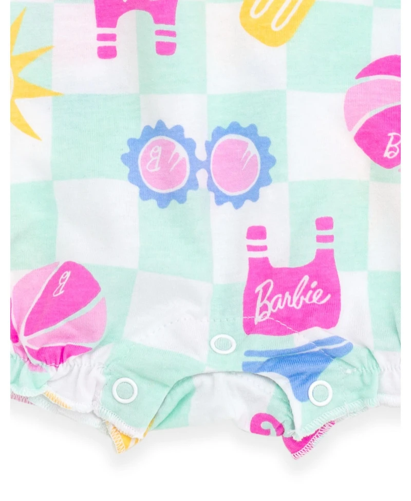 Barbie Baby Girls Sleeveless Bubble Romper