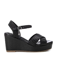 Women's Criss Cross Wedge Sandals By Xti