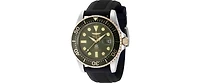 Invicta Men's 48217 Pro Diver Quartz 3 Hand Military Green Dial Watch