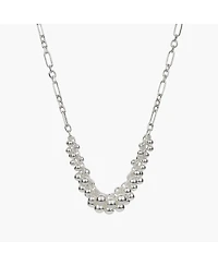 Sterling Silver Vivienne Statement Bouquet Chain Necklace