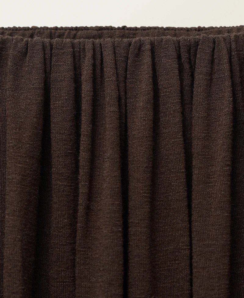 Mango Women's Puffed Hem Wool Blend Skirts