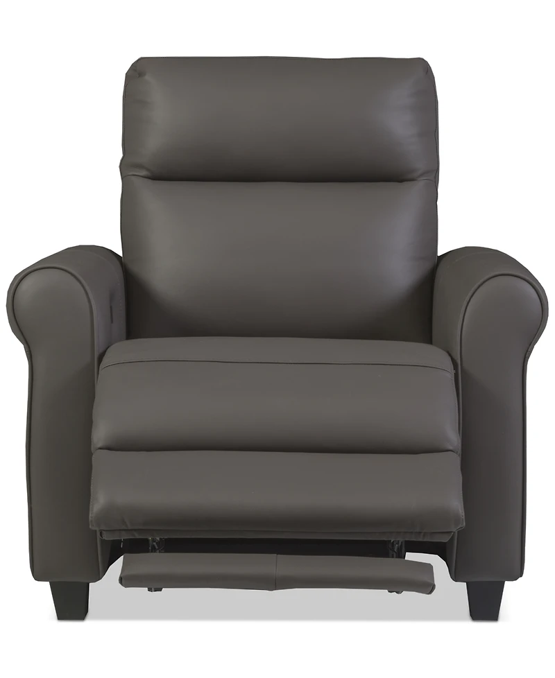 Thandler Leather Power Headrest Recliners, Exclusively at Macy's