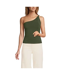 Lands' End Women's Slender One Shoulder Top