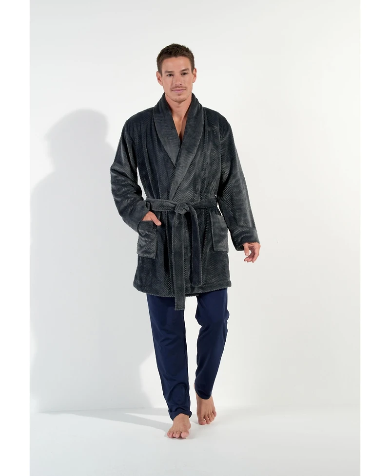 Hom Usa Men's Everest Short Robe
