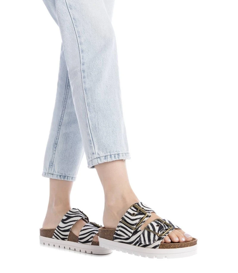 Women's Footbed Sandals Refresh By Xti