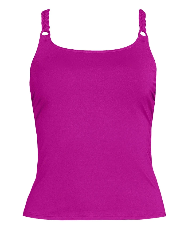 Lands' End Women's Macrame Tankini Top