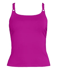 Lands' End Women's Macrame Tankini Top