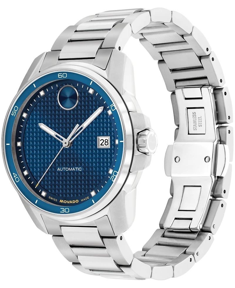 Movado Men's Bold Verso Swiss Automatic Stainless-Steel Watch