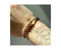 Gold Filled 4+7mm Bead Bracelet