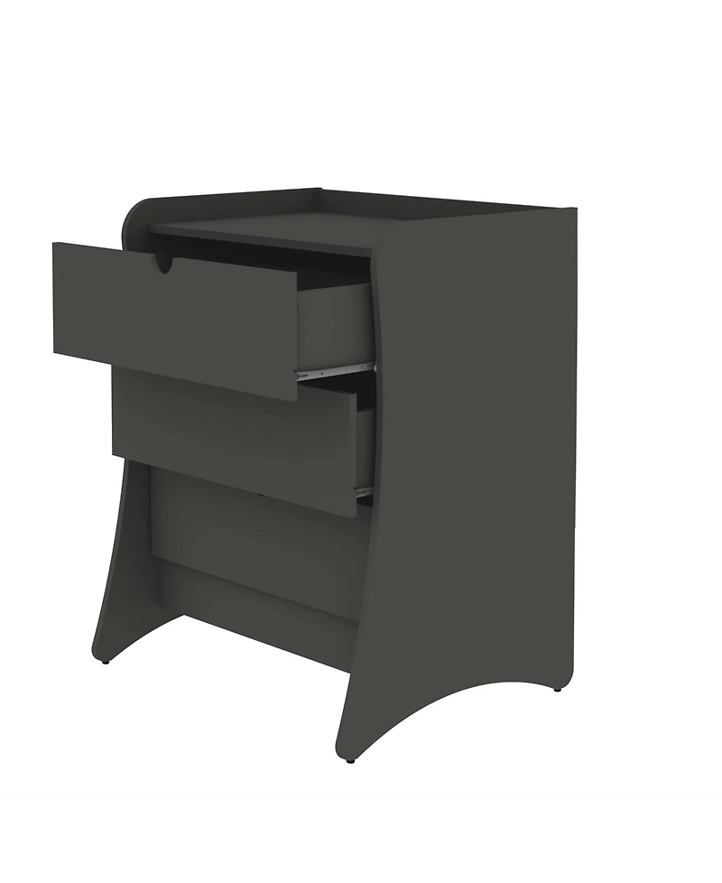 810125809736 182GMC1 Customer Facing Pid Description Manhattan Comfort Coney 34.25" Mid-Century Modern 3-Drawer Dresser