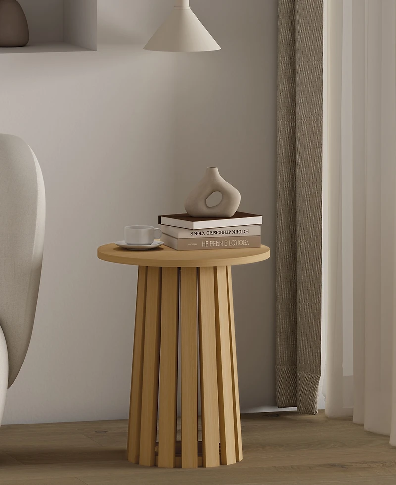 Manhattan Comfort Layla 47.2" Modern End Table