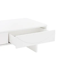 Manhattan Comfort 47.2" Wood Ella Modern 2-Full Extension Drawer Coffee Table