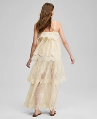 And Now This Women's Tiered Lace Maxi Dress, Exclusively at Macy's