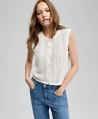 And Now This Women's Crochet Sweater Vest, Exclusively at Macy's