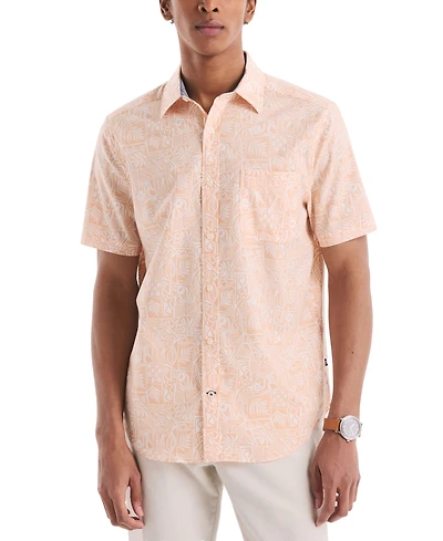 Nautica Men's Printed Short Sleeve Shirt