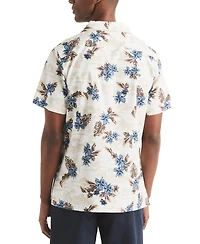 Nautica Men's Floral Camp Shirt