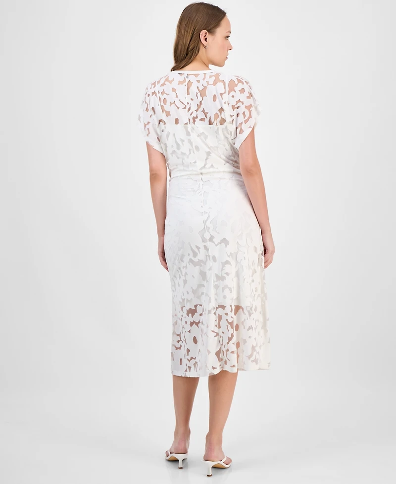 Boss Orange Women's Floral Lace Midi Dress