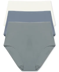 Natori Women's Bliss Cotton High Waist Brief 3 Pack