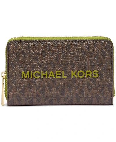 Michael Michael Kors Jet Set Zip Around Card Case