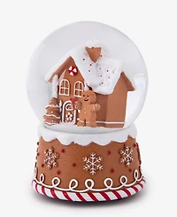 Holiday Lane Heritage Gingerbread House Musical Snow Globe, Macy's Exclusive