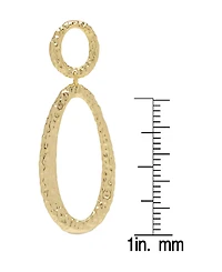 Macy's Women's Oval Drop Stud Earrings