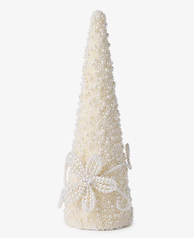 Holiday Lane Opulence Faux Pearl Bead Tree, Macy's Exclusive