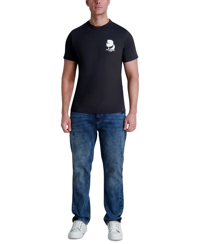 Karl Lagerfeld Paris Men's Short-Sleeve Logo Graphic T-Shirt