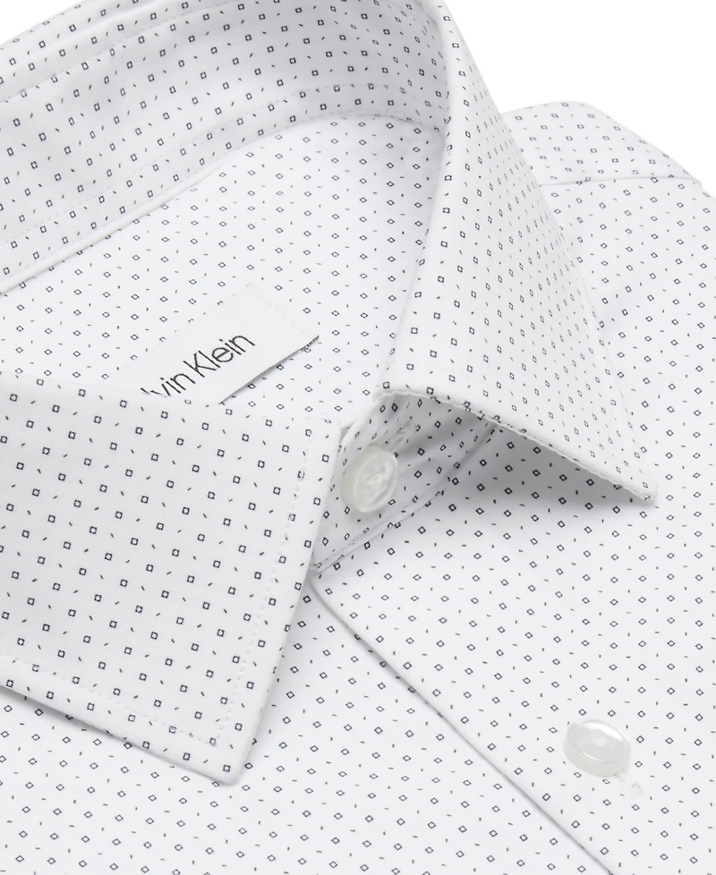 Calvin Klein Refined Cotton Stretch Men's Regular Fit Dress Shirt