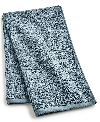 Hotel Collection Sculpted Chain-Link Hand Towel, 16" x 30", Exclusively at Macy's