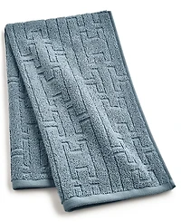 Hotel Collection Sculpted Chain-Link Hand Towel, 16" x 30", Exclusively at Macy's
