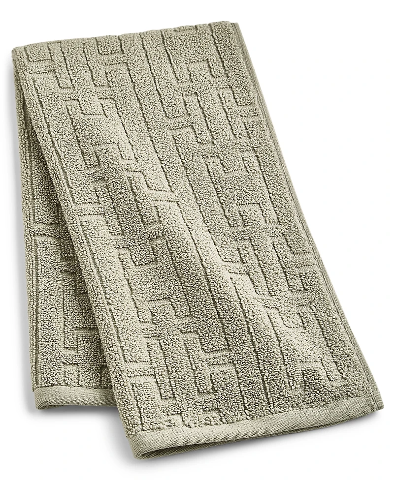 Hotel Collection Sculpted Chain-Link Hand Towel, 16" x 30", Exclusively at Macy's