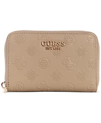 Guess Phoebe Logo Zip Around Wallet