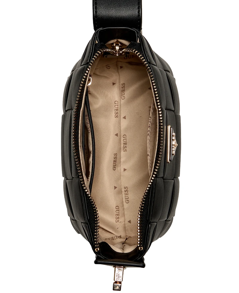 Guess Maylee Mini Woven Hobo Bag