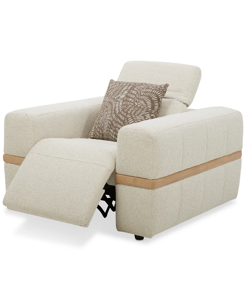 Nierling Fabric Power Motion Recliner with Headrest, Exclusively at Macy's