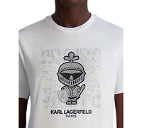 Karl Lagerfeld Paris Men's Armor Graphic T-Shirt
