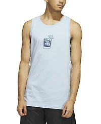 adidas Men's Triple Regular-Fit Cocktail Graphic Tank Top