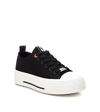 Women's Urban Style Canvas Platform Sneakers Refresh By Xti