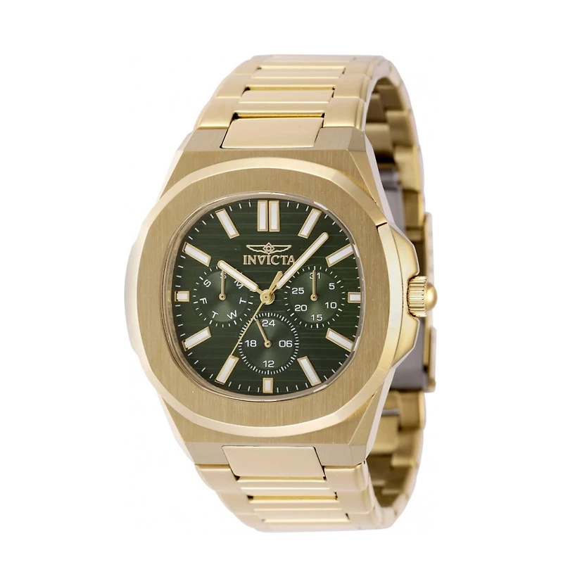 Invicta Men's 48523 Speedway Quartz Chronograph Green Dial Watch