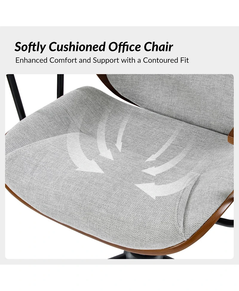 Luis Versatile Office Chair with Smooth Swivel Function and Adjustable Height