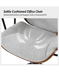 Luis Versatile Office Chair with Smooth Swivel Function and Adjustable Height