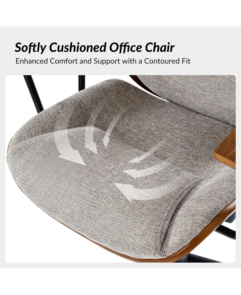 Luis Versatile Office Chair with Smooth Swivel Function and Adjustable Height
