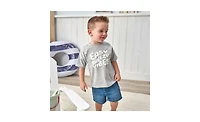 Gerber Baby Gender Neutral Denim Shorts, Light Wash