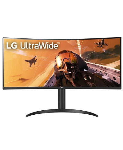 Lg 34WP75C-b 34" 21:9 UltraWide Qhd 160Hz Curved Va Lcd Hdr Monitor, Built-In Speakers