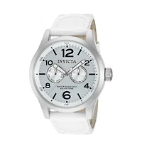 Invicta Men's 12170 Specialty Quartz 3 Hand Silver Dial Watch