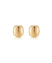 Ettika Minimal Curved Square Stud Earrings