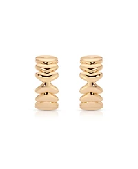 Ettika Small Metal Moderna Hoops