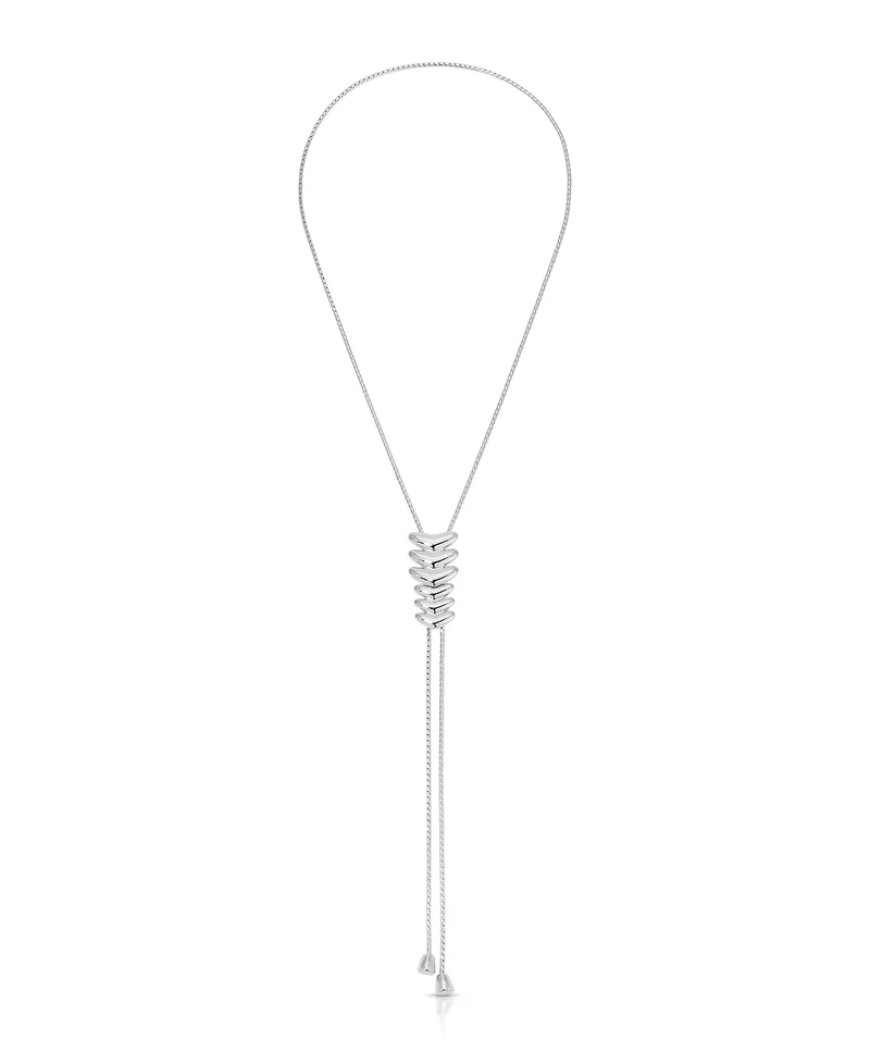 Ettika Metal Moderna Bolo Necklace