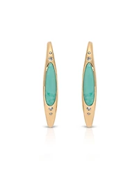 Ettika Turquoise Solstice Hoops