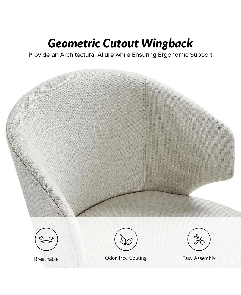 Mid-century Modern Upholstered Dining Chair