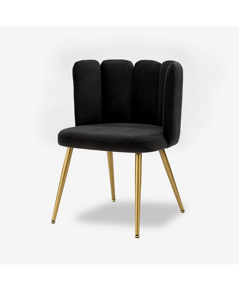 Contemporary Juan Side Chair with Tufted Back